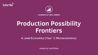 Production Possibility Frontier PPF I A Level and IB Economics [upl. by Minna]