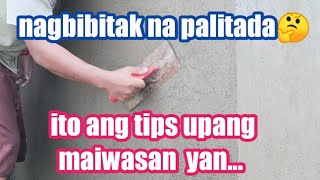 palitada important tips para maiwasan ang crack [upl. by Esirec145]