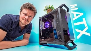 Building a mATX SystemFeels WRONG Cooler Master Q300p [upl. by Isolda]