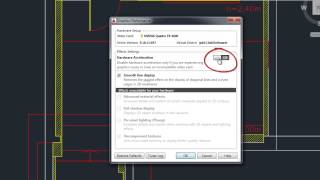 Novedades de AutoCAD 2015  Como mejorar el rendimiento gráfico [upl. by Silberman905]