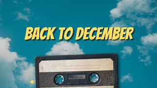 Back To December Taylor Swift Lyric Cover Acoustic Karaoke [upl. by Francklin]