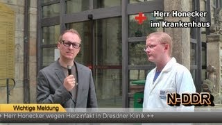 DDR Nachrichten Herr Erich Honecker im Krankenhaus 25 Jahre Mauerfall [upl. by Heman]