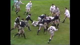 Classic rugby action as Scotland take on England at Murrayfield in 1984 [upl. by Kirst]