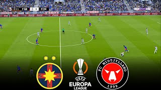 LIVE 🔴 FCSB vs MIDTJYLLAND  UEFA Europa League 20242025  Full Match FL 2025 Gameplay [upl. by Rhett473]