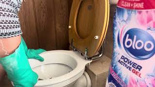 ASMR  No Talking 🤫  Cleaning Toilet 🚽🧴🧼🧽 [upl. by Malkin]