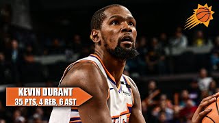 Kevin Durant’s HUGE 4TH QUARTER propels Suns to win over 76ers  NBA on ESPN [upl. by Kliman]