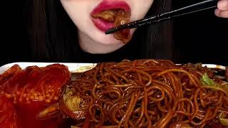 【TUYA ASMR】asmr food eatingsounds eatingshow Immersive Noodles Flammulina velutipes [upl. by Giuliana]