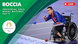 Boccia  Individual Gold Medal Matches  Day 5 [upl. by Gnet47]