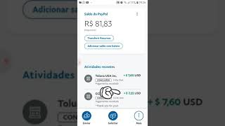 PROVA DE PAGAMENTO NO PAYPAL SITE GG2U 722 Como Ganhar Dinheiro no Paypal [upl. by Anert]