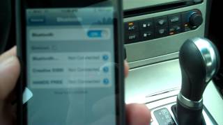 HOW TO PAIR YOU CELL PHONE TO A INFINITI [upl. by Ardnasirhc462]