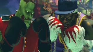 Zombie Guard Dudley Vs Zombie Basketballer Balrog Ultra Street Fighter 4 Halloween costumes [upl. by Dafna]