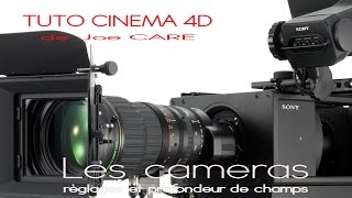 Tuto Cinema 4D reglages et profondeur de champ [upl. by Nemlaz]