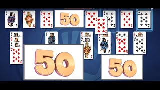 Microsoft Solitaire Collection  FreeCell  Hard  May 22 2015  50 moves [upl. by Ayotyal359]