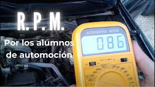 Medida RPM explicado por los alumnos de automoción Revoluciones Por Minuto 🆁🅿🅼 [upl. by Ahsatak]