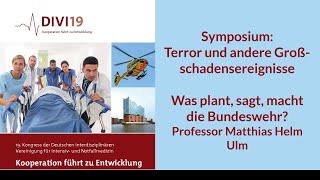 DIVI 2019 Was plant sagt macht die Bundeswehr Professor Helm [upl. by Brebner]