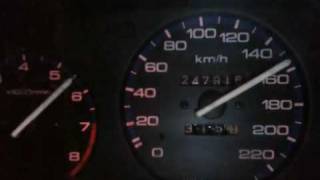 Honda civic turbo 07 bar 225 HP FROM 0 TO 200 [upl. by Yendroc349]