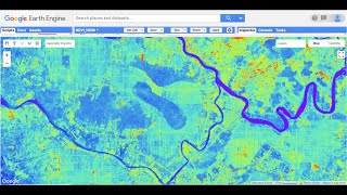 Google Earth Engine Tutorial NDVI amp NDWI [upl. by Attenal]