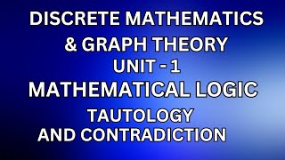 DM – Tautology and Contradiction JayaMathsAcademy discretemathematics tautology btechmaths [upl. by Boyce]