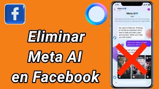 Cómo eliminar Meta AI de Facebook  Eliminar Meta AI en Facebook  Desactivar Facebook Meta AI [upl. by Lemieux]