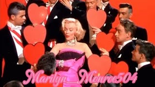 💕Marilyn Monroe diamonds are girls best friend in 1953 gentlemen prefer blondes💕 [upl. by Aihsikal]