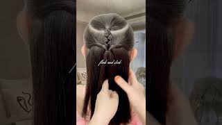 Simple hairstyles easyhairstyles dailyroutine hairstyles hairaccessariesrs hairtutorial [upl. by Nais]