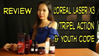 Review LOreal Revitalift Laser X3  Tripel Action LOreal Youth Code Selama 6 Bulan [upl. by Aknayirp]