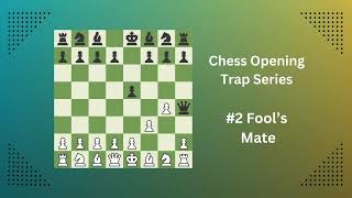 Opening Trap Series  Fools Mate Trap [upl. by Neelrahs210]