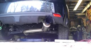 2011 Subaru WRX Invidia catless DP Invidia N1 race exhaust [upl. by Arbmat]