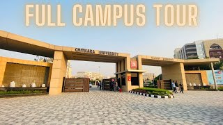 Full Campus Tour😍  Chitkara University  Rajpura Punjab📍 TEJA VLOGS  chitkarauniversity vlog [upl. by Nagaet140]