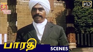 Bharathi Tamil Movie  Elephant beats Bharathi  Sayaji Shinde  Devayani  Thamizh Padam [upl. by Sifan]