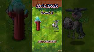 3 Levels Cactus Vs Zombies Iron Balloons pvzfusion pvz plantsvszombies pvzmemes [upl. by Lindner]