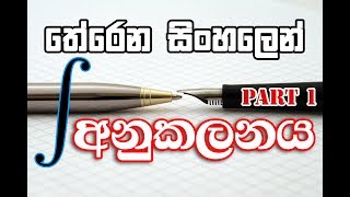 Anukalanaya අනුකලනය Part 1 Basic integration sinhalen [upl. by Donoghue]