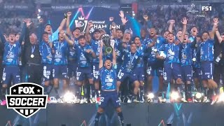 Pachucas CONCACAF Champions Cup Final Trophy presentation following win vs Columbus  FOX Soccer [upl. by Nevak68]