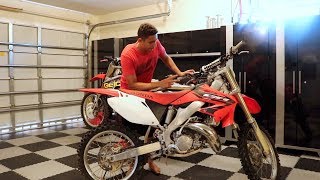 Honda Cr125r gets NEW EXHAUST and VFORCE reed valve 2004 Cr125r Build Series Episode 2 [upl. by Ivette]