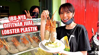 BAKSO LOBSTER 40 RIBU DIFITNAH PAKAI LOBSTER PLASTIK [upl. by Novyar]