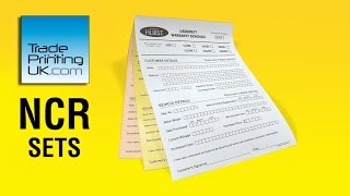 Invoice Forms  Printed Carbonless NCR FORMS from TradePrintingUK [upl. by Newnorb]