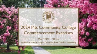 2024 Pitt Community College Commencement Exercises [upl. by Yrrat661]