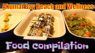 Akumal Bay Beach and Wellness  Food compilation Aug 2022 [upl. by Celeski]