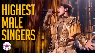 8 Highest Male Singers on Talent Shows EVER Who is Your Favorite [upl. by Alihs]