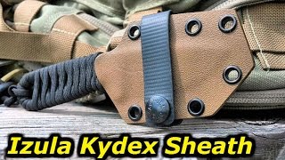 ESEE Izula Kydex Sheath  Armatus Carry Solutions Full Review [upl. by Adria]