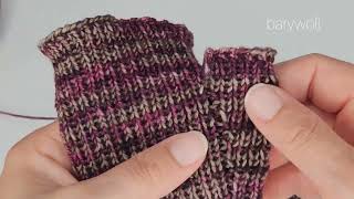 Stulpe gestrickt Das Geheimnis wie man stylische Armstulpen strickt [upl. by Shevlo]