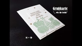 Grußkarte   wie ihr beide  Stampin Up  Creative Depot  DIY [upl. by Vin]