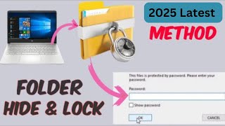 Folder pe Password kaise lagay  How to Lock a folder in Windows in Hindi  How to Hide Folder [upl. by Aivizt178]