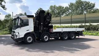 Volvo FMX 500 8x4 Kran EFFER 9558s Jib 6s Ladekran HD Truck Solutions [upl. by Yrak]