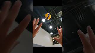 POV  setter with the freebie swing volleyball sports raybanmeta [upl. by Aihsatsan852]