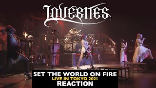 Brothers REACT to LOVEBITES Set The World On Fire Live in Tokyo 2021 [upl. by Kcirevam]