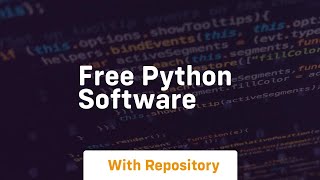 free python software [upl. by Niassuh]