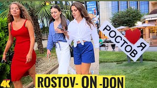 Life in Russia Streets During SANCTIONS  Rostov On Don Riverside 4K city Tour 2022 ростовнадону [upl. by Hootman]