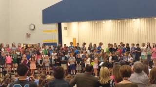 Wyandot Run 5th Graders Sing quotHappyquot May 2014 [upl. by Oirogerg627]