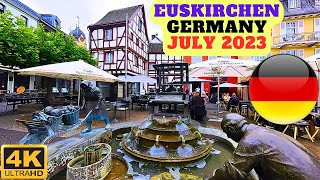 【4K】After the flood two years ago Euskirchen Germany  Walking tour through the city center 🇩🇪 [upl. by Talie]